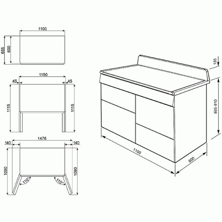 Отдельностоящий варочный центр TR4110AZ