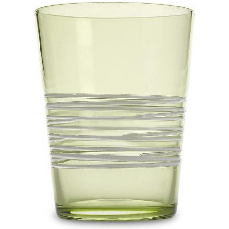 Прозрачный стакан Filante зеленое яблоко