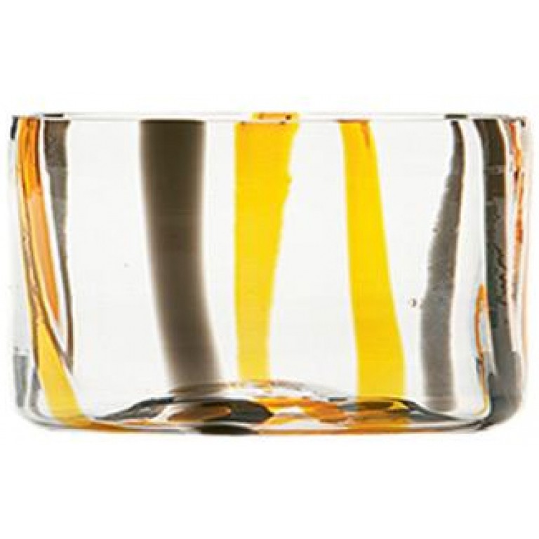 Салатник Tirache Bowl черно оранжевый