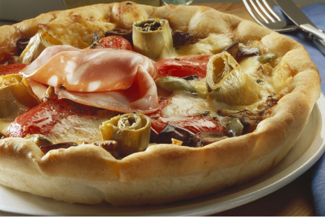 Ham and artichoke tart Ham and artichoke tart